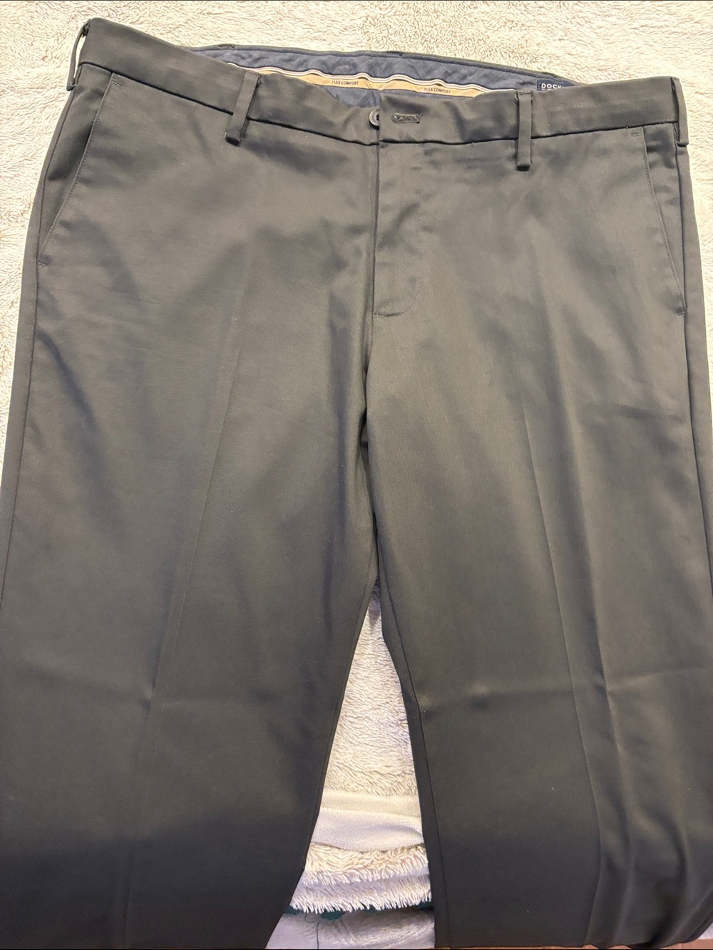 Dockers Signature Khaki Men's Pants in Charcoal Gray